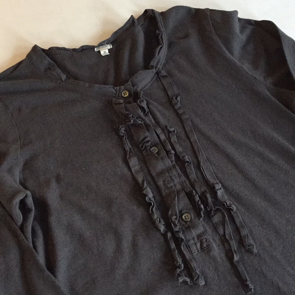 J Crew ruffled detailed top - Picture 3 of 6